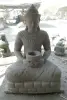 Product image 2 of the product “Seated Buddha in Thai style made of Riverstone, Holds a vessel in his hands, H. 150cm. ”